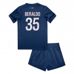 Günstige Fußballtrikots Paris Saint-Germain Lucas Beraldo 35 Kinder Heimtrikot 2024-25 Kurzarm